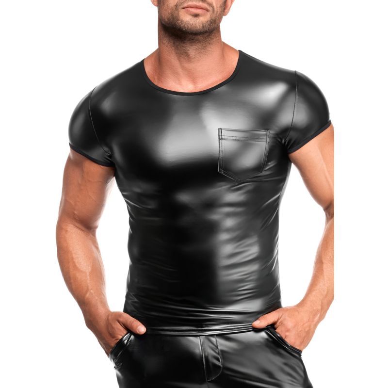 Vexen Vexen Tee – Powerwetlook High-Gloss Tight-Fit Top > Clothes > Mens Latex
