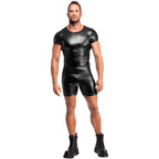 Vexen Vexen Tee – Powerwetlook High-Gloss Tight-Fit Top > Clothes > Mens Latex