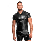 Vexen Hooded T-Shirt – Powerwetlook Fabric Shirt > Clothes > Mens Apparel