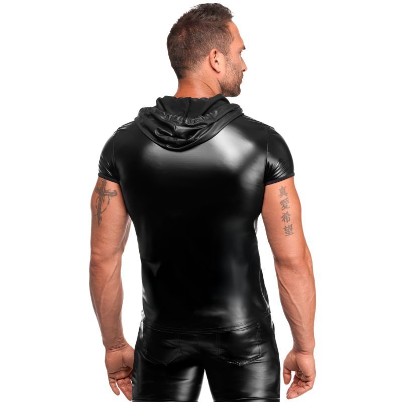 Vexen Hooded T-Shirt – Powerwetlook Fabric Shirt > Clothes > Mens Apparel