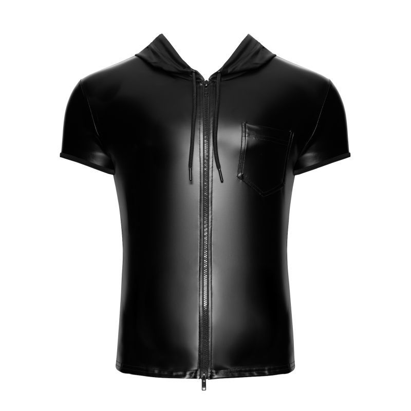 Vexen Hooded T-Shirt – Powerwetlook Fabric Shirt > Clothes > Mens Apparel