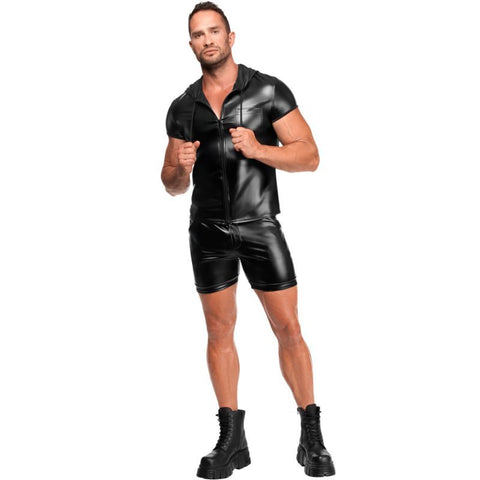 Vexen Hooded T-Shirt – Powerwetlook Fabric Shirt > Clothes > Mens Apparel