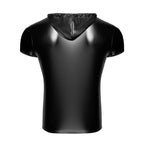 Vexen Hooded T-Shirt – Powerwetlook Fabric Shirt > Clothes > Mens Apparel