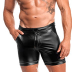 Rogue Shorts – High-Shine Powerwetlook Sculpted Shorts Black Small > Clothes > Mens Latex