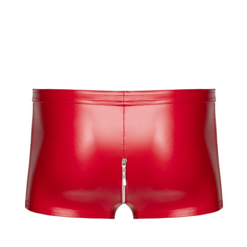 Red Ignite Shorts – Glossy Powerwetlook Sculpted Shorts > Clothes > Mens Latex