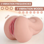 Agatha Realistic Vibrating Vaginal Masturbator – Soft Lifelike Sensation > Sex Toys For Men > Masturbators > Vibrating