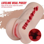 Aggie Realistic Vibrating Vaginal Masturbator – Body-Safe TPR Vibrator > Sex Toys For Men > Masturbators > Vibrating