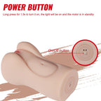 Aggie Realistic Vibrating Vaginal Masturbator – Body-Safe TPR Vibrator > Sex Toys For Men > Masturbators > Vibrating