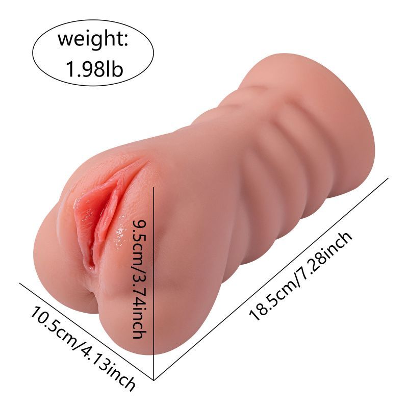 Ramar Realistic Vibrating Masturbator – Dual Vaginal and Anal Stimulation > Sex Toys For Men > Masturbators > Vibrating