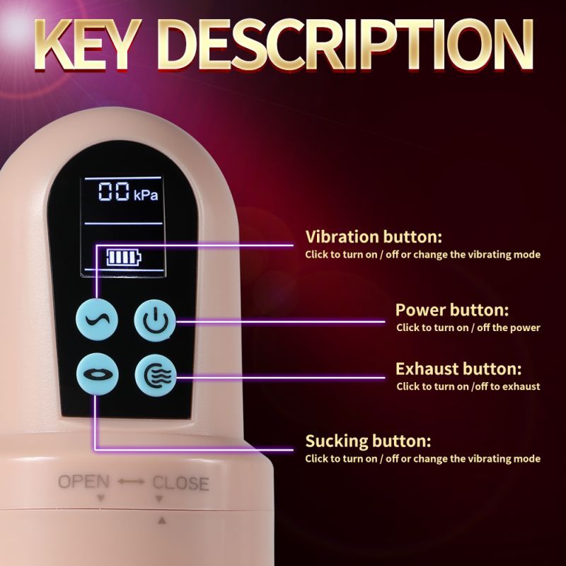 Suctroker Dual Density Vibrating Sucking Vaginal Masturbator > Sex Toys For Men > Masturbators > Vibrating