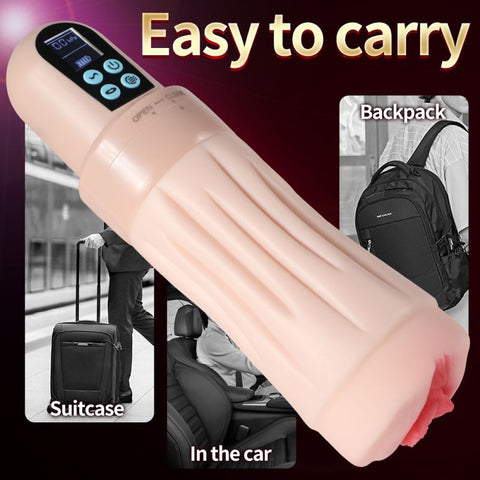 Suctroker Dual Density Vibrating Sucking Vaginal Masturbator > Sex Toys For Men > Masturbators > Vibrating