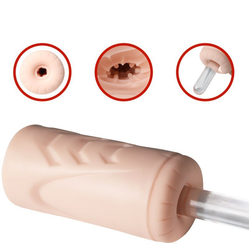 Suctroker Dual Density Vibrating Sucking Vaginal Masturbator – Vibrating Masturbator > Sex Toys For Men > Masturbators > Vibrating