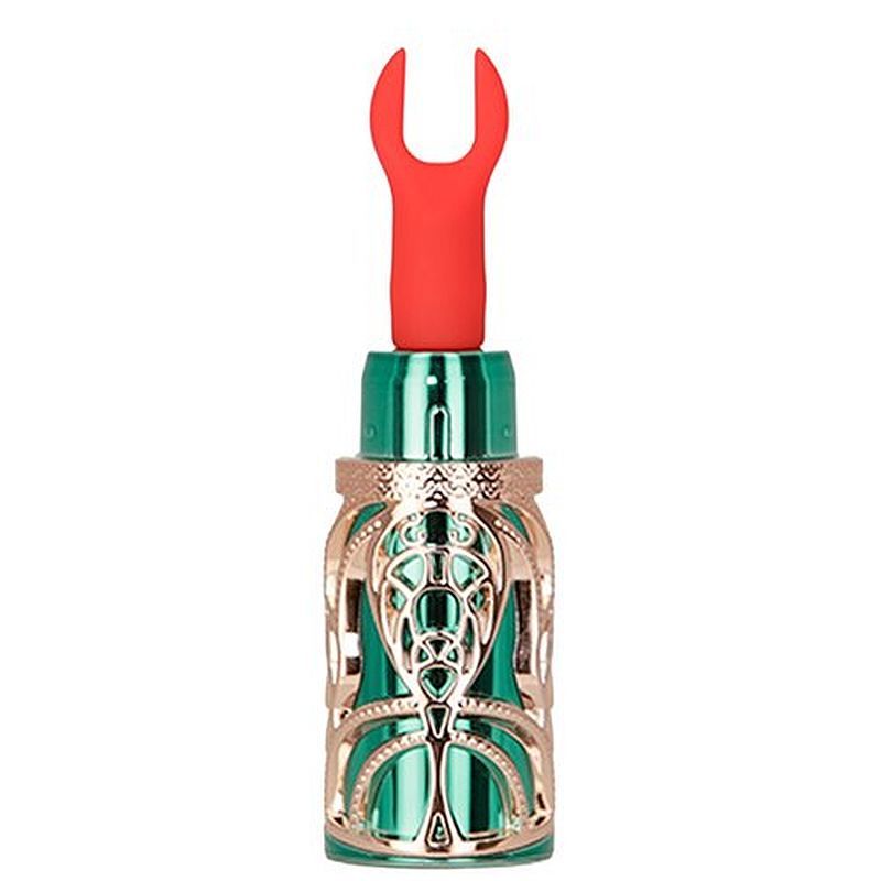 Emerald Kiss 4-in-1 – Luxury Lipstick Vibrator with Interchangeable Tips > Vibrators > Mini Vibrators