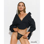 Want To Sin (Black) – Sheer Mesh Women’s Thong Lingerie > Clothes > Panties