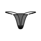 Want To Sin (Black) – Sheer Mesh Women’s Thong Lingerie > Clothes > Panties