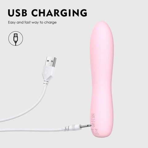 Bella Silicone Bullet Massager (Pink) – Silicone 140mm Vibrator > Vibrators > Mini Vibrators