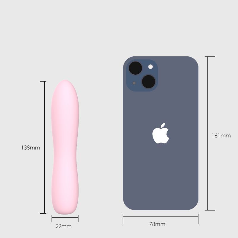 Bella Silicone Bullet Massager (Pink) – Silicone 140mm Vibrator > Vibrators > Mini Vibrators