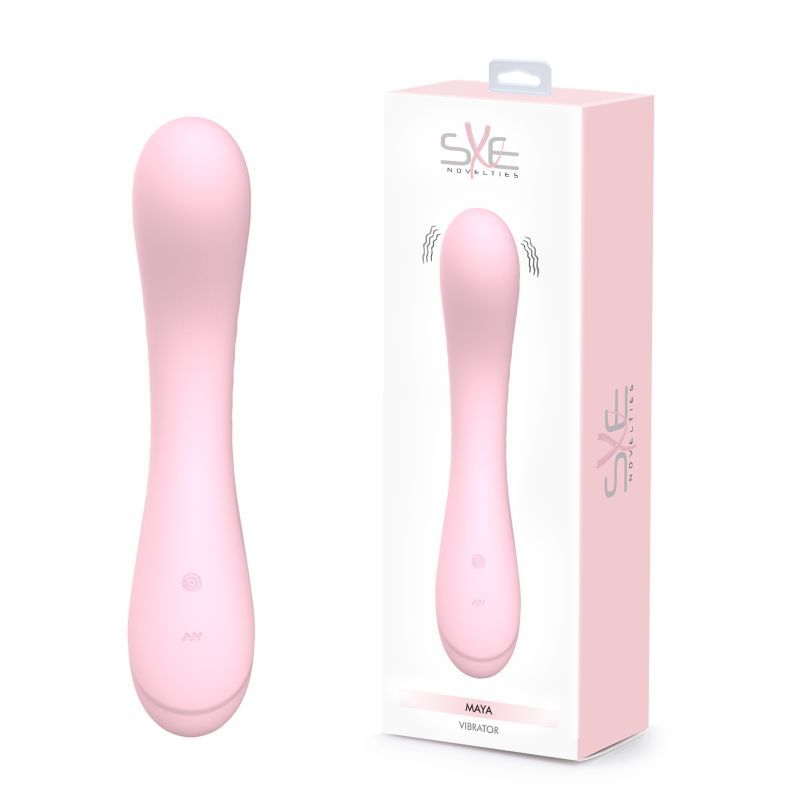 Maya Curve (Pink) – Silicone Vibrator > Vibrators > Standard Vibrators