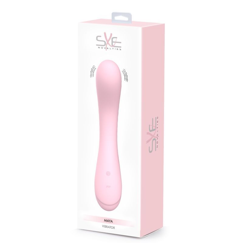 Maya Curve (Pink) – Silicone Vibrator > Vibrators > Standard Vibrators