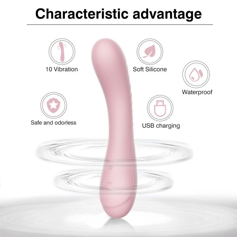 Maya Curve (Pink) – Silicone Vibrator > Vibrators > Standard Vibrators