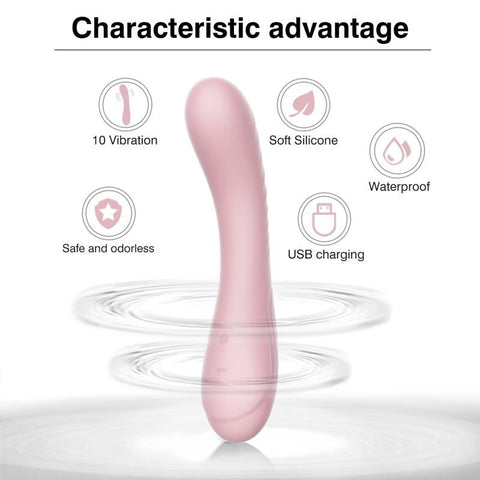 Maya Curve (Pink) – Silicone Vibrator > Vibrators > Standard Vibrators