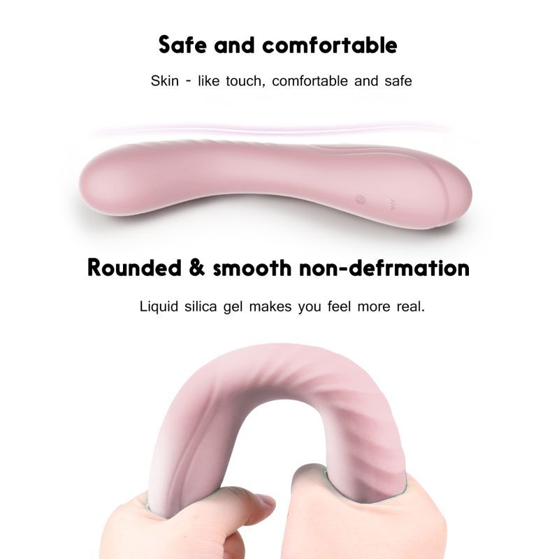Maya Curve (Pink) – Silicone Vibrator > Vibrators > Standard Vibrators