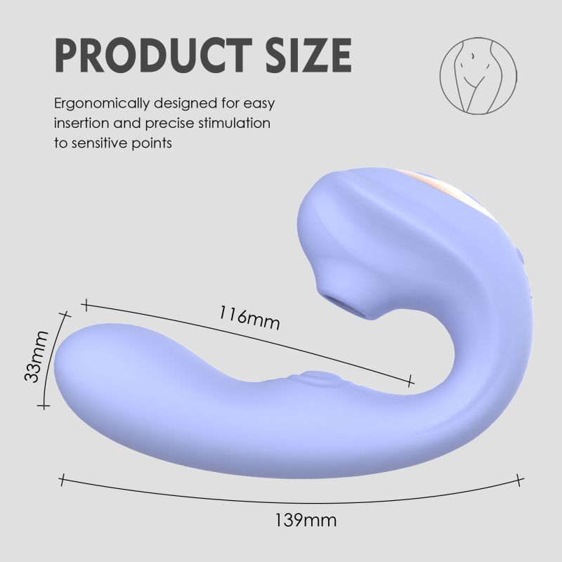Aria Air Pulse C-Shaped Vibrator – Air Pulse Vibrator > Sex Toys For Ladies > Air Pulsation