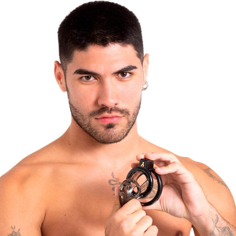 Gladiator Size 1 Soft Cock Cage with Pussification Plug – Comfortable Chastity Device