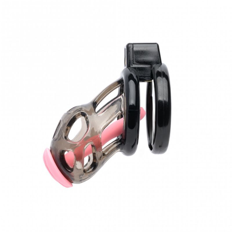 Gladiator Size 1 Soft Cock Cage with Pussification Plug – Comfortable Chastity Device > Bondage Gear > Male Chastity