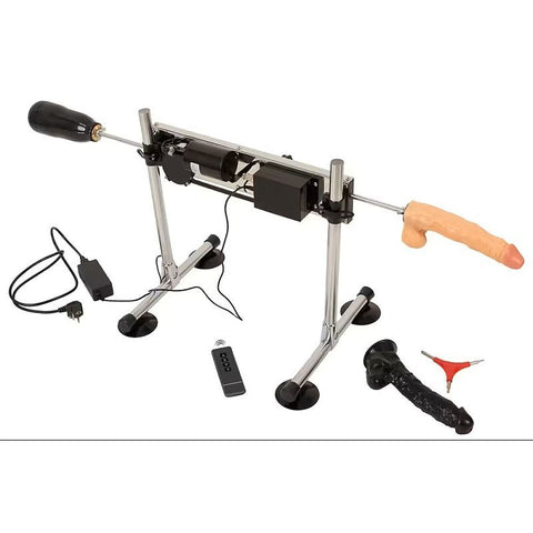 Double Ended Remote Control Sex Machine – Adjustable Height Pleasure System