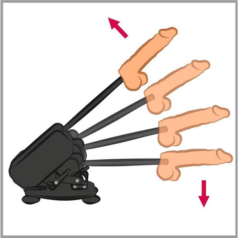 Deluxe Sex Machine – Remote-Controlled Thrusting Machine with Accessories