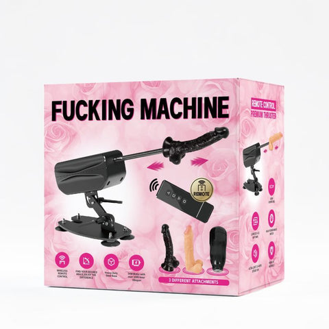 Deluxe Sex Machine – Remote-Controlled Thrusting Machine with Accessories