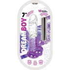 Jelly Dream Boy – 7 Inch Flexible Rechargeable Jelly Vibrator Purple > Vibrators > Realistic Vibrators