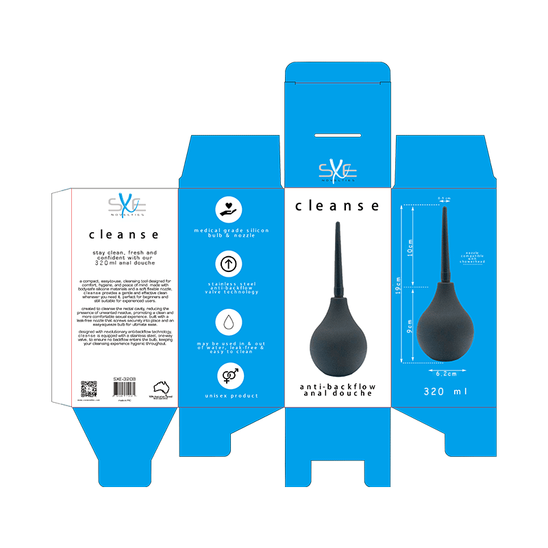 Silicone Anti-Backflow Douche 320ml – Premium Silicone Douche > Essentials > Douches