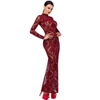 Kink Royal Gown – Floor-Length Flocked Tulle And Mesh Gown > Clothes > Womens Robes & Sleepwear