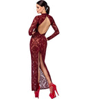 Kink Royal Gown – Floor-Length Flocked Tulle And Mesh Gown > Clothes > Womens Robes & Sleepwear