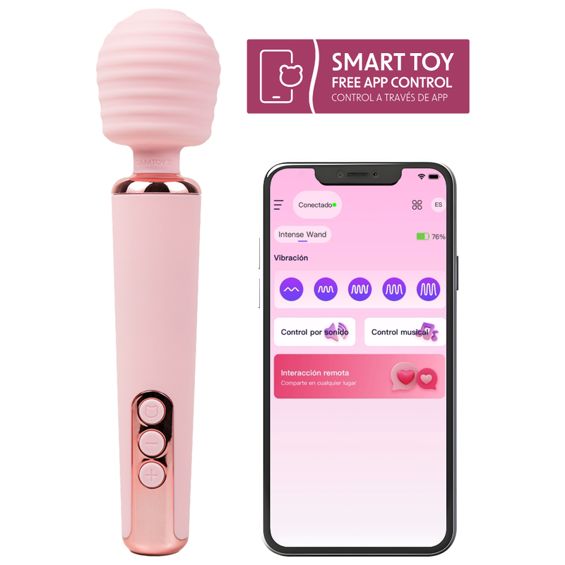 Intense Camtoyz Wand Vibrator – App-Controlled Powerful Wand Vibrator Secondary image