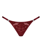 Noir Masquerade Lace Thong – Velvet Thong > Clothes > Panties