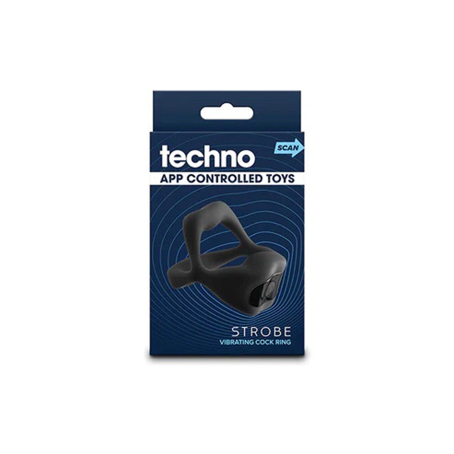 Techno Strobe Vibrating Cock Ring Black Cock Rings Vibrating