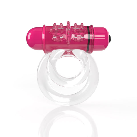 Double O 6 4T High Pitch Treble (Strawberry) > Cock Ring > Vibrating