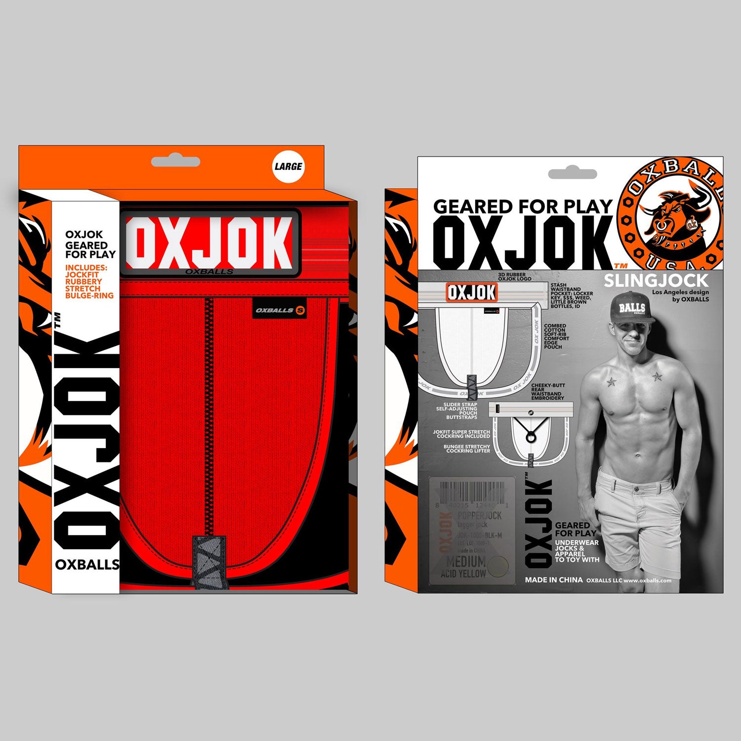 Oxballs Slingjock Upthrust Slider-Strap Jock (Black Iron) – Comfortable Men's Jockstrap > Clothes > Jockstraps