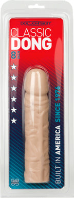 Doc Johnson Classic 8 Inch Dong – Lifelike Textured Silicone Dong > Dildos > Realistic Dildos