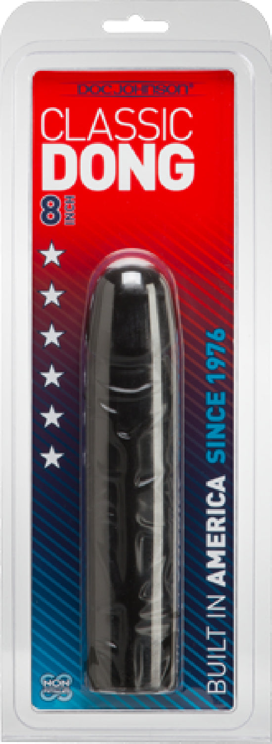 Doc Johnson Classic 8 Inch Dong – Lifelike Textured Silicone Dong > Dildos > Realistic Dildos