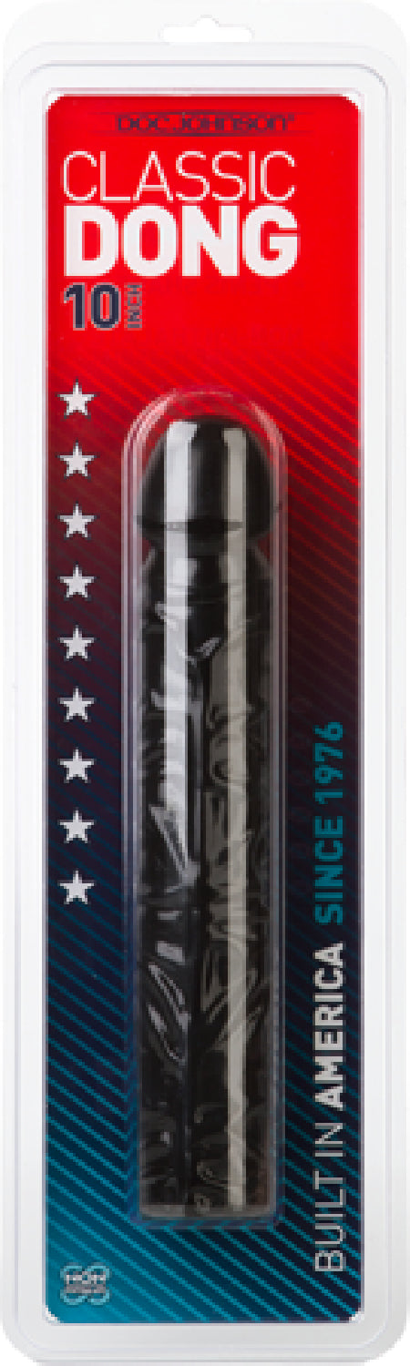 Doc Johnson Classic Dong 10 Inch – Phthalate-Free Body-Safe Dong > Dildos > Large Dildos