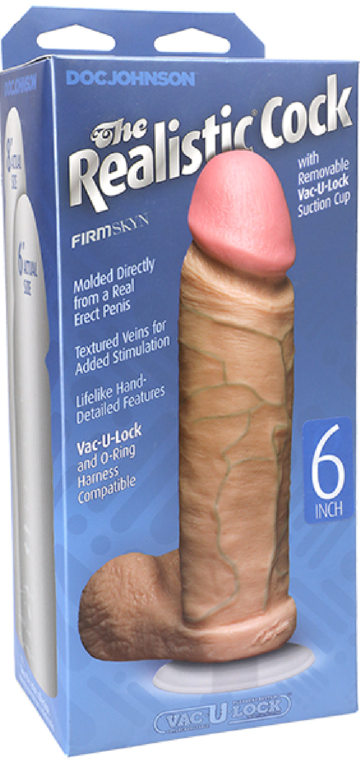 Firmskyn 6 Inch Realistic Cock – Body-Safe Suction Cup Dildo > Dildos > Realistic Dildos