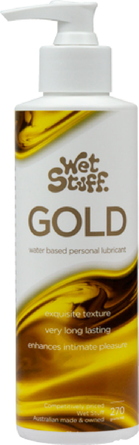 Wet Stuff Gold – Long-Lasting Clear Water-Based Lubricant > Lube > Water Based