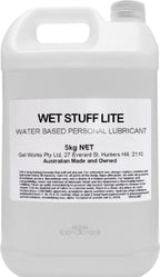 Wet Stuff Lite Water-Based Lubricant – Reduced Glycerine Sensitive Skin Formula 90g Tube 5kg > Lube > Water Based