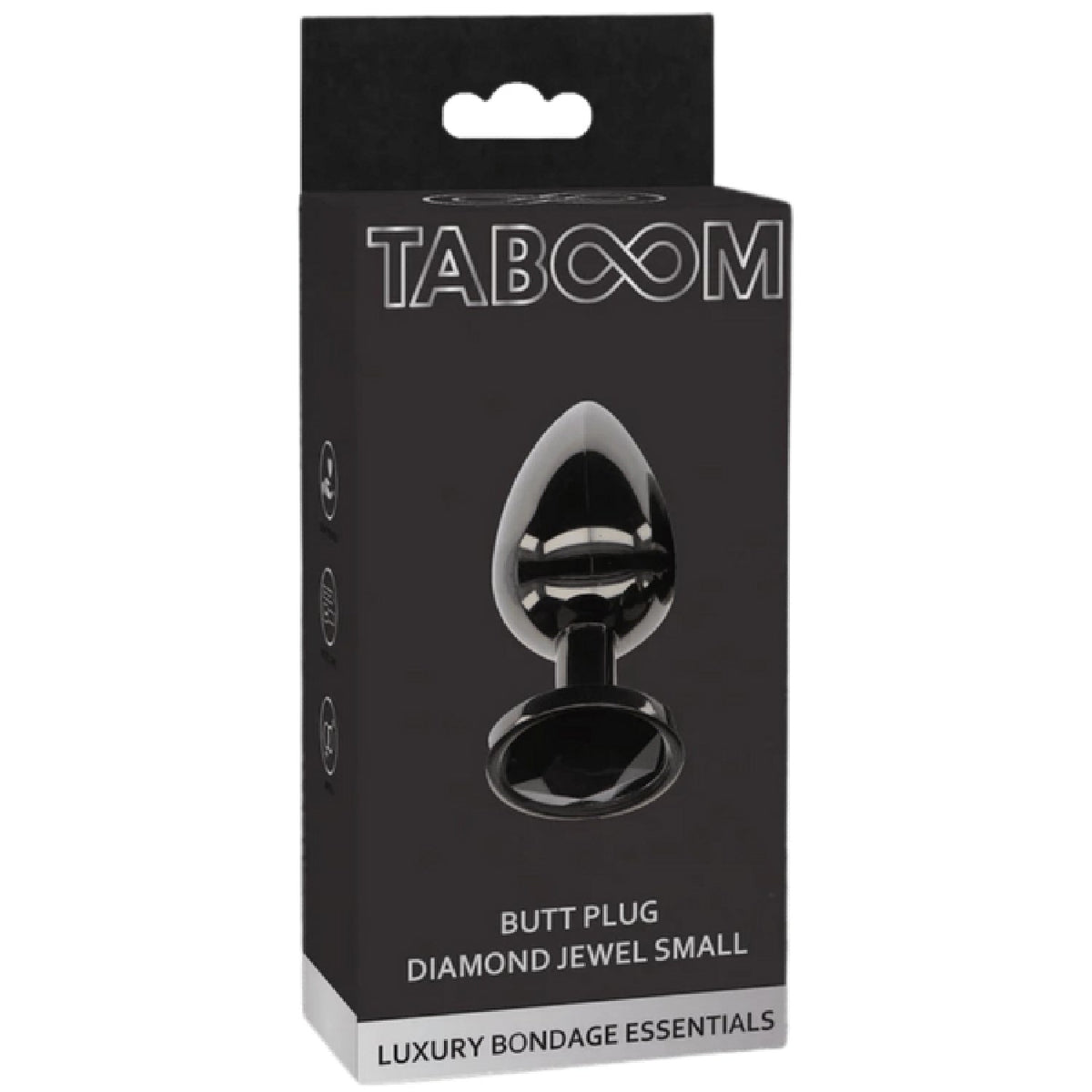 Taboom Butt Plug With Diamond Jewel Small (7.2 cm total length) One Size > Anal Range > Jewel Butt Plugs