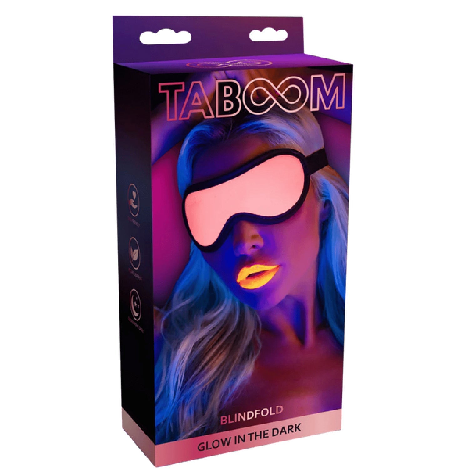 Taboom Glow Blindfold – Glow in the Dark BDSM Accessory Secondary image