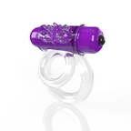 Double O 6 4B Low Pitch Bass Vibrating Ring with Raised Pleasure Ticklers and Extended Battery Life > Cock Ring > Vibrating